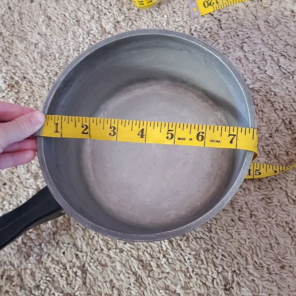 Vintage CLUB Aluminum Waterless Saucepan w/lid  –  7